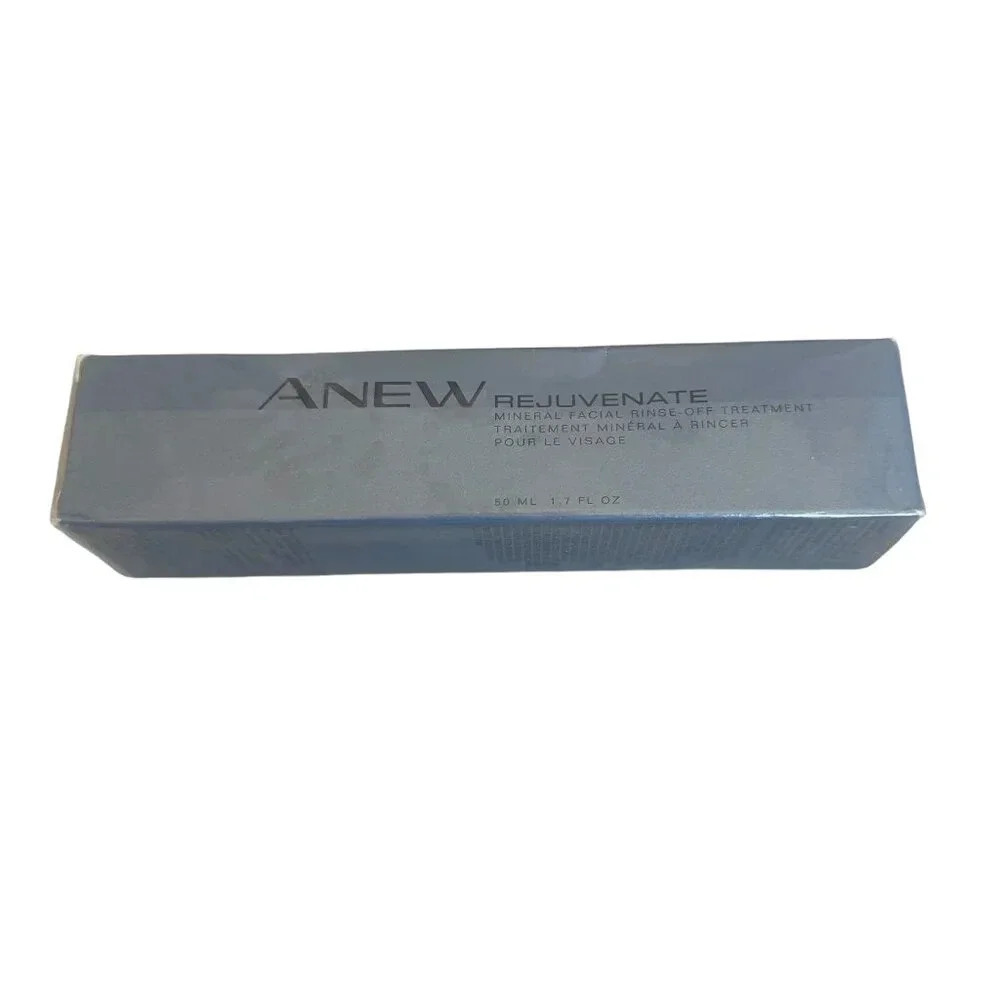 Avon Anew Rejuvenate Minearl Facial Rinse Off Treatment 50 mL 1.7 Oz New Sealed
